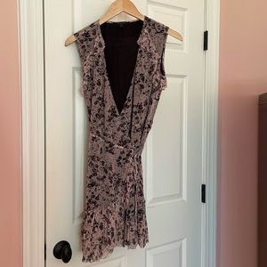 Allsaints spring wrap dress